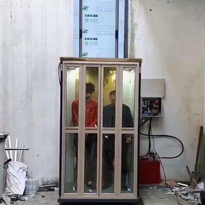 ヴィラ用のコンパクト屋外エレベーター 小さな家庭用エレベーター