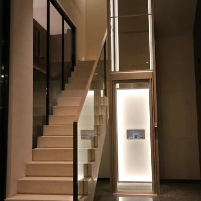 4.7 Kw 水力機械室 0 メートル穴の深さとマイクロプロセッサー制御の水力エレベーターが少ない