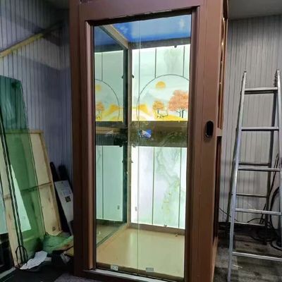 ステンレスキャビン ホーム エレベーター 水力 14.5 メートル 小型住宅エレベーター
