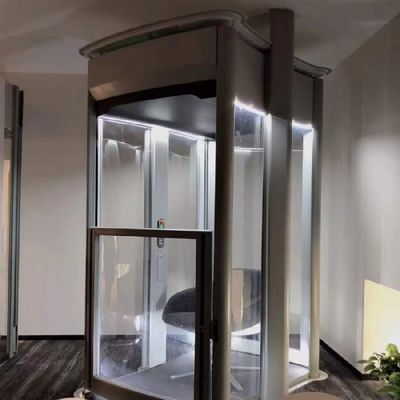 0.6M/S スピード 家庭用エレベーター 400Kg 容量 屋外住宅用エレベーター