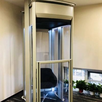 オーダーメイド ハイドロリック キャプセル エレベーター 2階 キャプセル エレベーター 家庭用