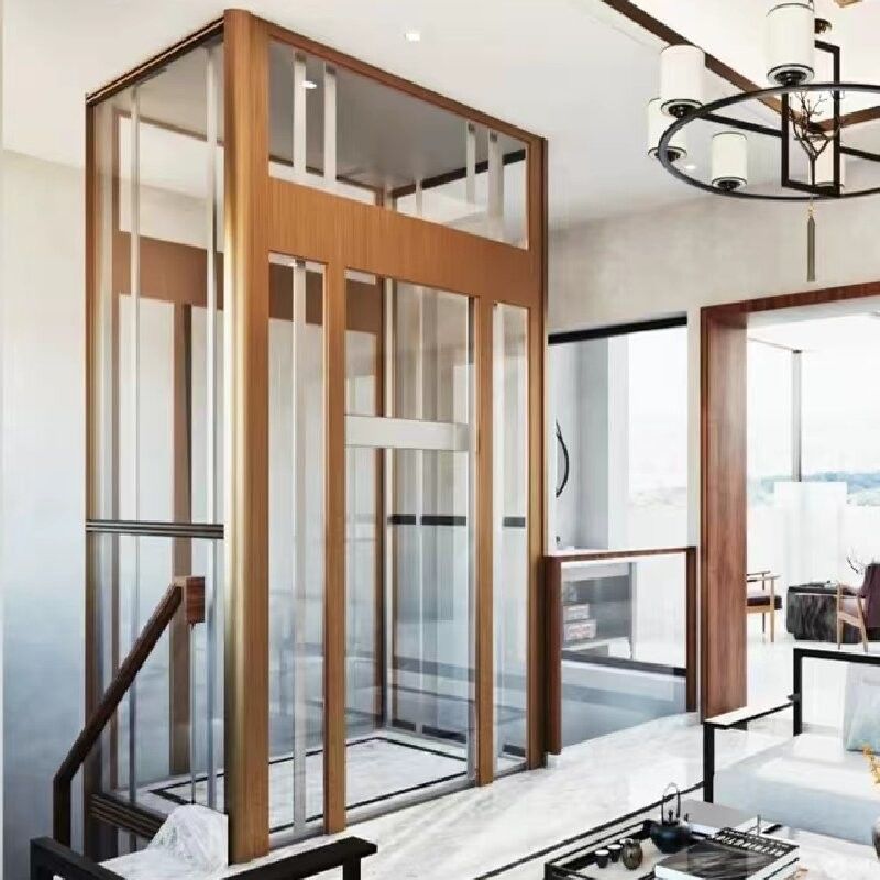 単相 AC 水力家電 エレベーター 14.5m 5ストップ 穴なし