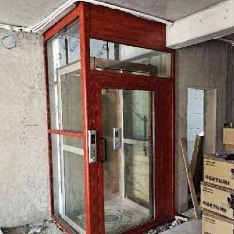 デッキフロア 小型家庭用エレベーター 5ストップ 4.7 Kw モーター 0 M 穴深