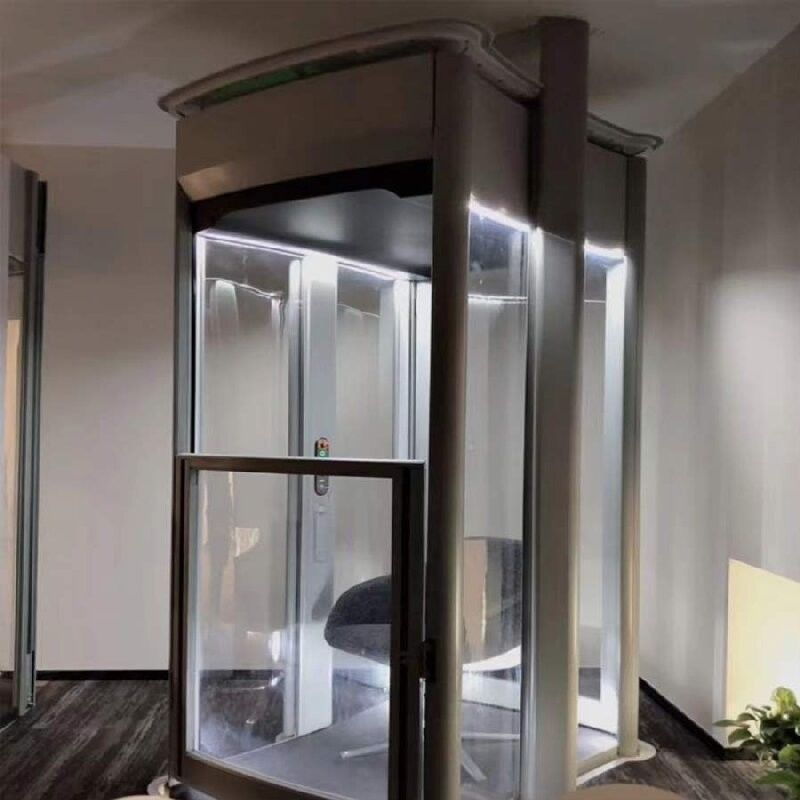 0.6M/S スピード 家庭用エレベーター 400Kg 容量 屋外住宅用エレベーター