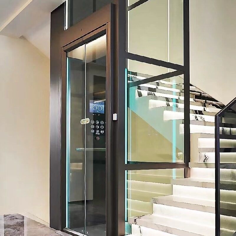 400kg-1000Kg 容量 住宅 トラクション エレベーター 30M トラクション エレベーター