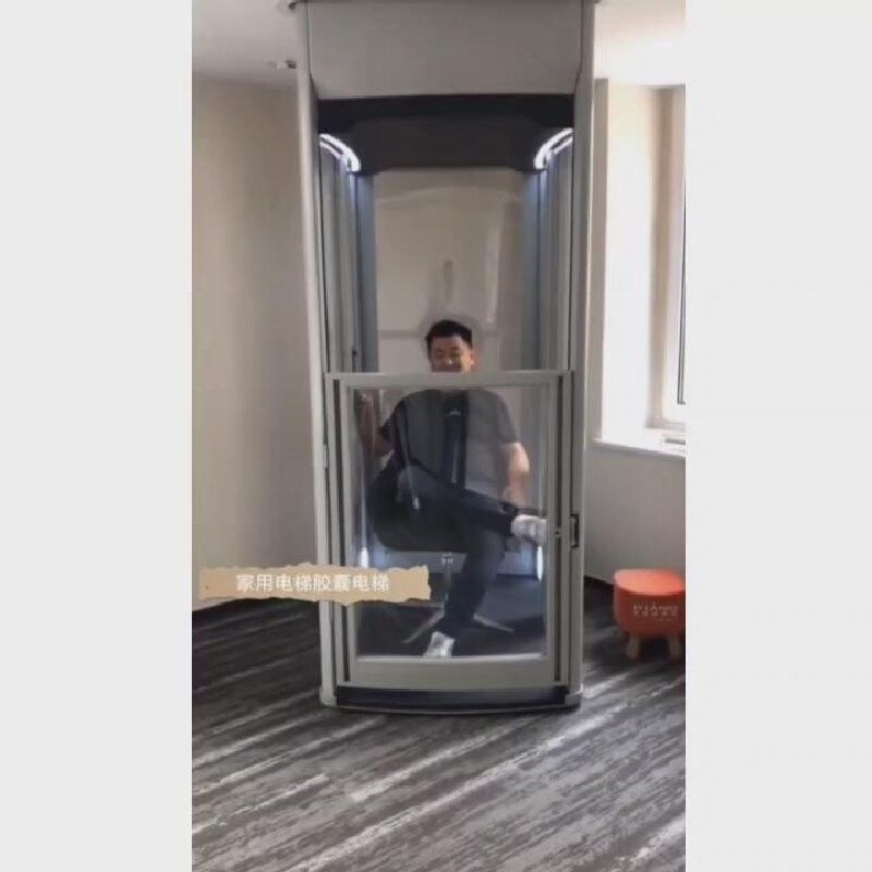 1000kg 荷重 カプセル リフト 自宅サイズ カプセル エレベーター 2 ストップ