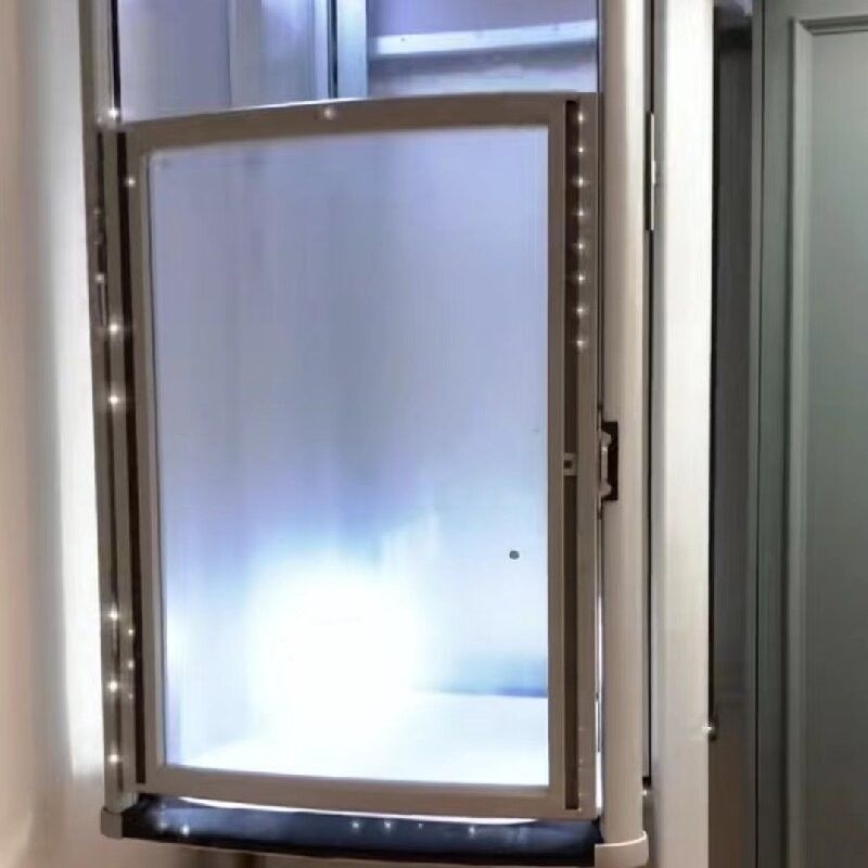 0.25m/S ガラスキャプセルエレベーター 1人用キャプセルエレベーター400kg